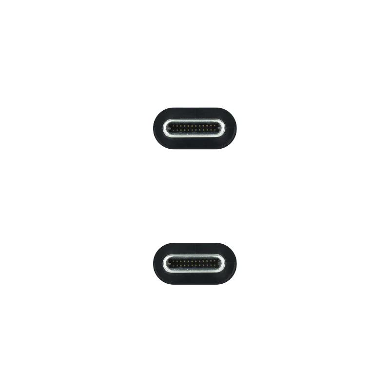 Infortisa Image 2 - Nanocable Cable USB 3.2 Gen2x2 100W 4K USB-C 1m