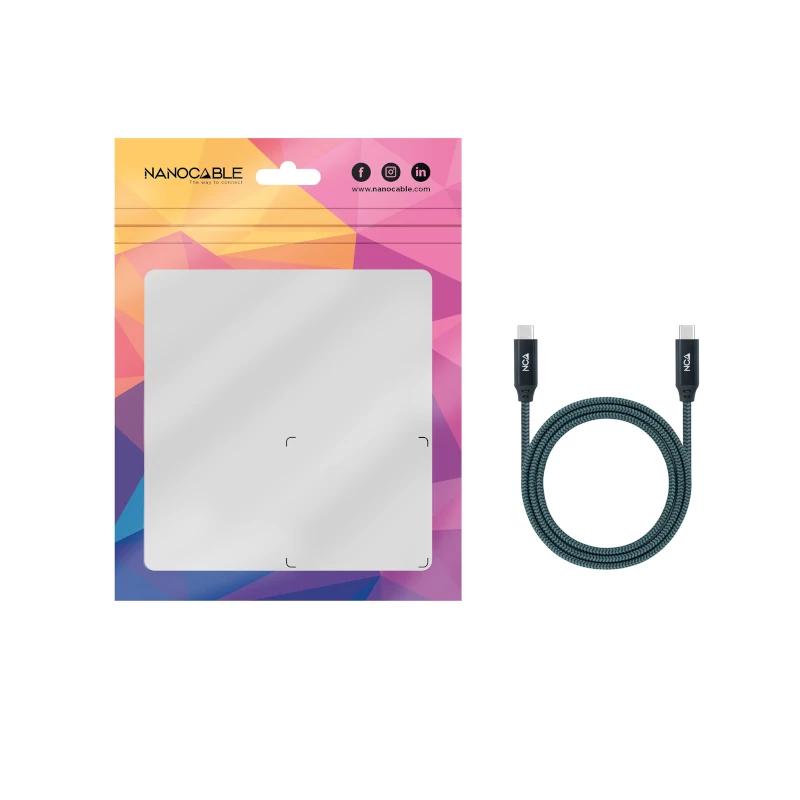 Infortisa Image 3 - Nanocable Cable USB 3.2 Gen2x2 100W 4K USB-C 1.5m