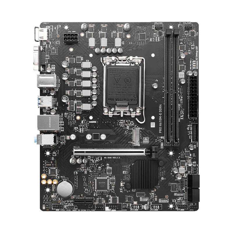 Infortisa Image 1 - MSI Placa Base PRO H610M-E DDR4 mATX 1700