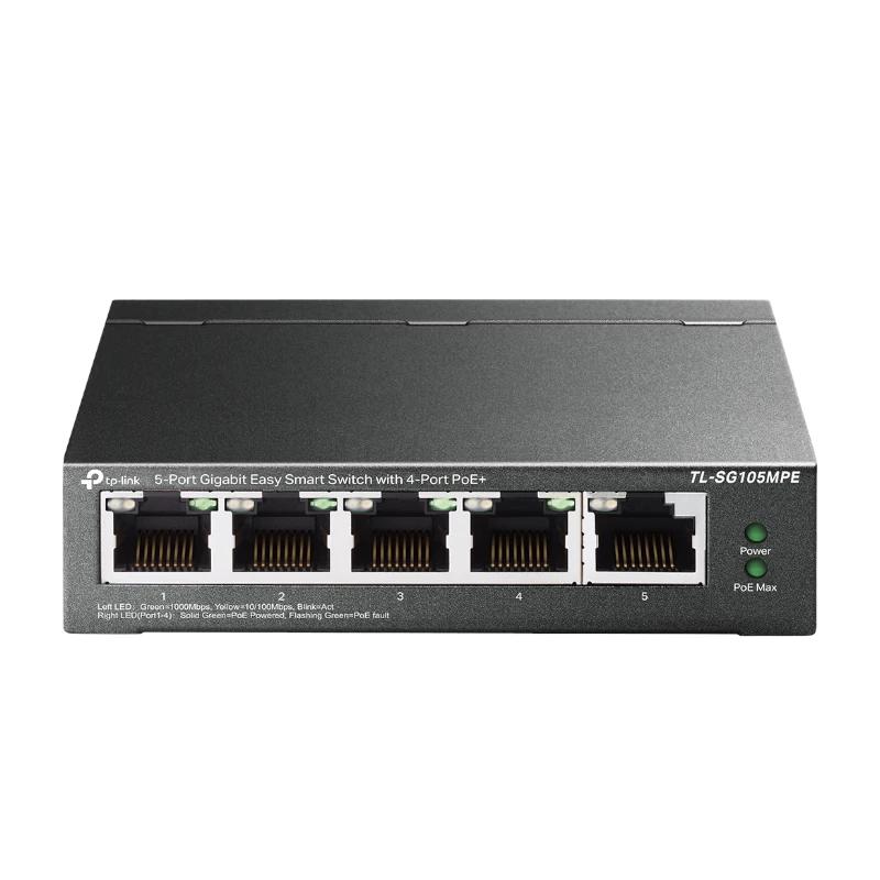 Infortisa Image 1 - TP-Link TL-SG105MPE Switch 5xGbE (4PoE+) Metal