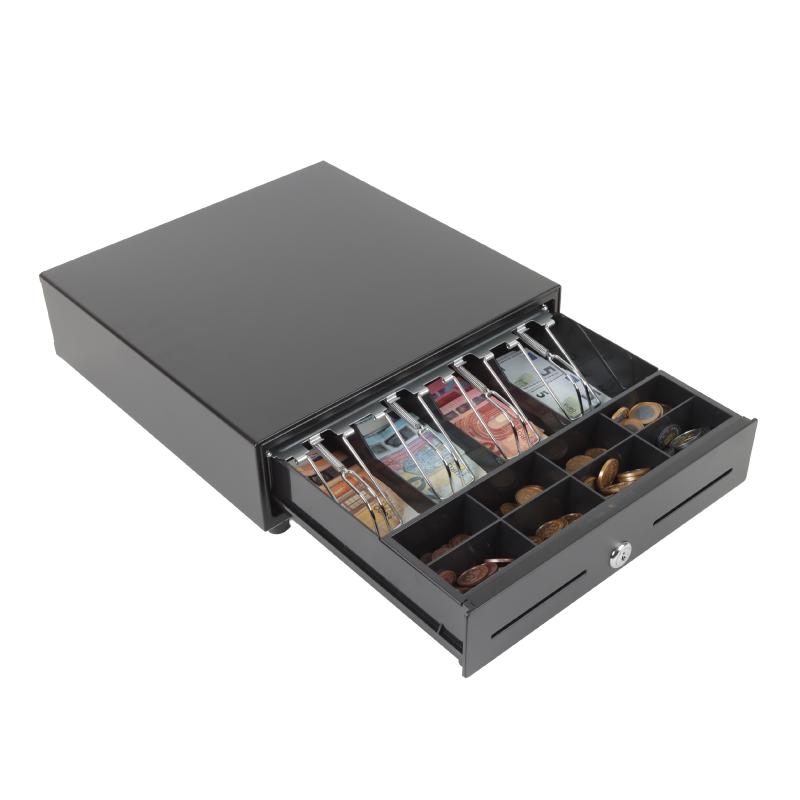 Infortisa Image 3 - iggual Cajón Portamonedas IRON-XS 33cm 4+8 negro