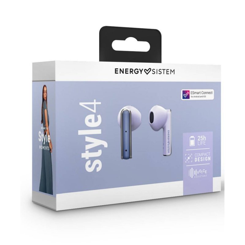 Infortisa Image 1 - Energy Sistem Auriculares TW Style 4 Violet