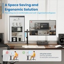 Infortisa Image 2 - EWENT EW1510 soporte mesa1 monitor 13-34"