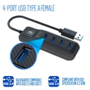 Infortisa Image 1 - EWENT EW1138 Hub 4 Puertos USB 3.1 Gen1 (USB 3.0)