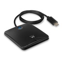 Infortisa Image 1 - EWENT EW1055 Lector Tarjetas USB-C/ DNI electronic