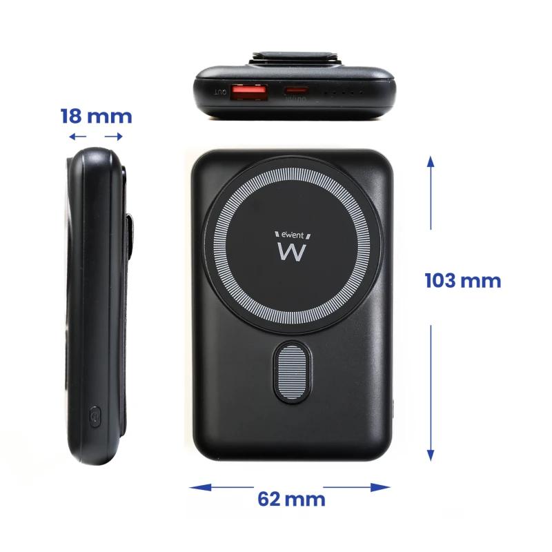 Infortisa Image 1 - EWENT POWERBANK 10000mAh MagSafe PD 22,5W