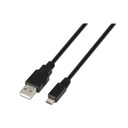 Infortisa Image 1 - Aisens Cable USB 2.0 tipo A/M-Micro B/M negro 1.8m