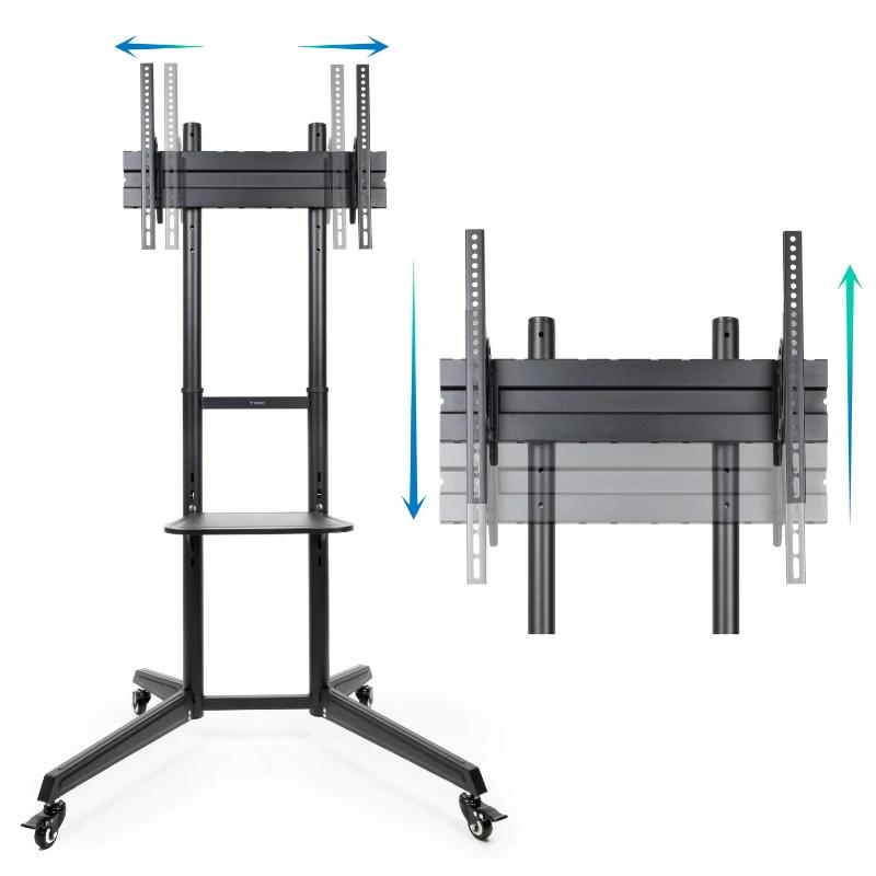Infortisa Image 2 - Tooq FS1170M-B Soporte suelo ruedas Ramsés 37"-70"