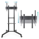 Infortisa Image 2 - Tooq FS1170M-B Soporte suelo ruedas Ramsés 37"-70"