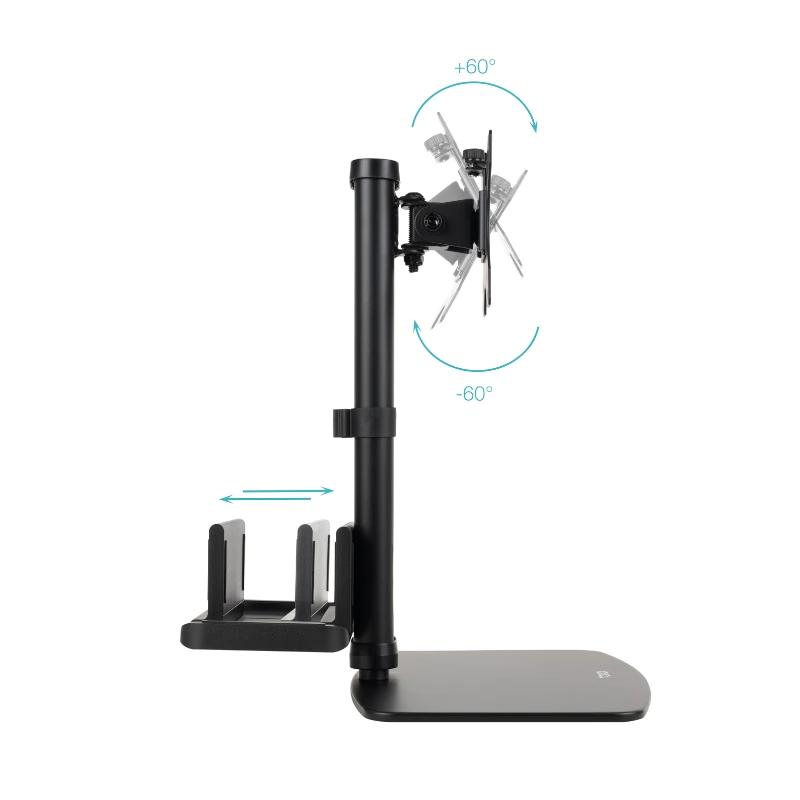 Infortisa Image 1 - Tooq DB1127TN-B Soporte mesa Monitor+Minipc 17-27