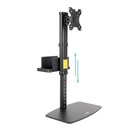 Infortisa Image 2 - Tooq DB1127TN-B Soporte mesa Monitor+Minipc 17-27