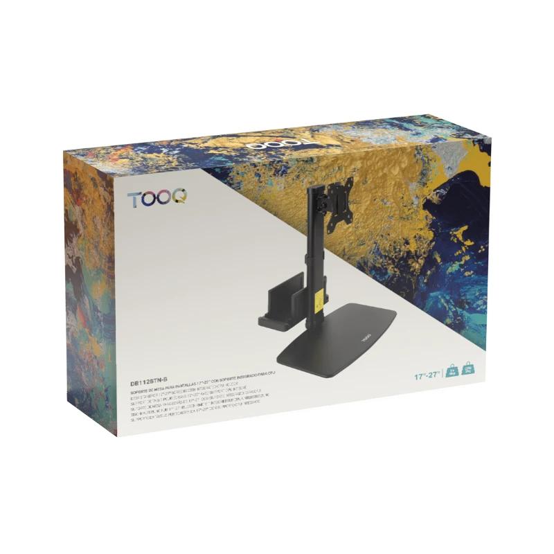 Infortisa Image 3 - Tooq DB1127TN-B Soporte mesa Monitor+Minipc 17-27