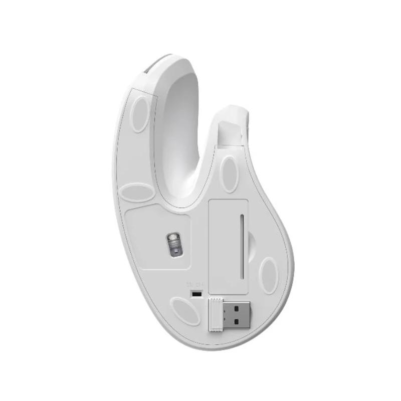 Infortisa Image 3 - Nilox NXMOEV03 Ratón Vertical Wirelles Sil. Blanco