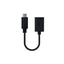 Infortisa Image 1 - Nanocable Cable USB 2.0 3A, USB-C/M-A/F, 15cm