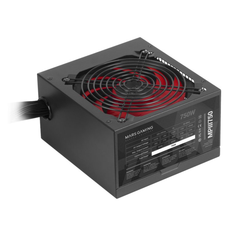 Infortisa Image 1 - MARS GAMING Fuente Alimen. MPIII 750W, 85% Silent