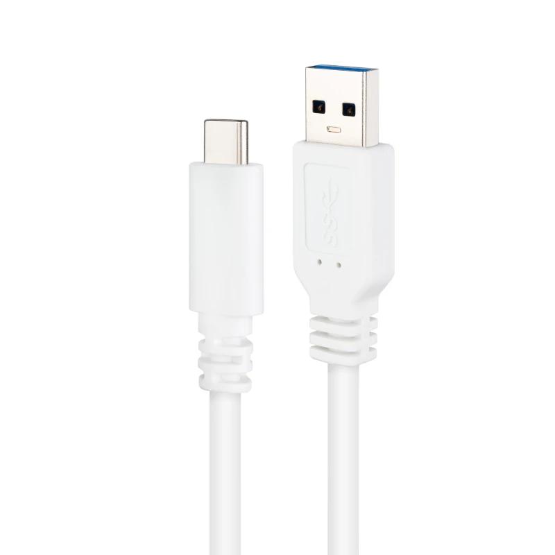 Infortisa Image 1 - Nanocable Cable USB 3.1 Gen2 USB-C/A 0,5 M Blanco