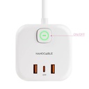 Infortisa Image 1 - Nanocable Base de enchufe con 3 USB c/ interruptor