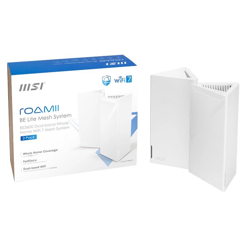 Infortisa Image 1 - MSI MRBE50-2PK Roamii BE Lite Mesh System-2 Pack