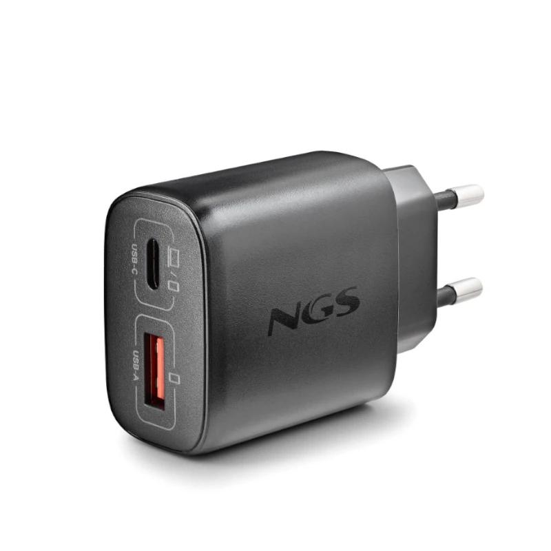 Infortisa Image 1 - NGS CARGADOR GAN ULTRARAPIDO 45W USB-C+ USB-A