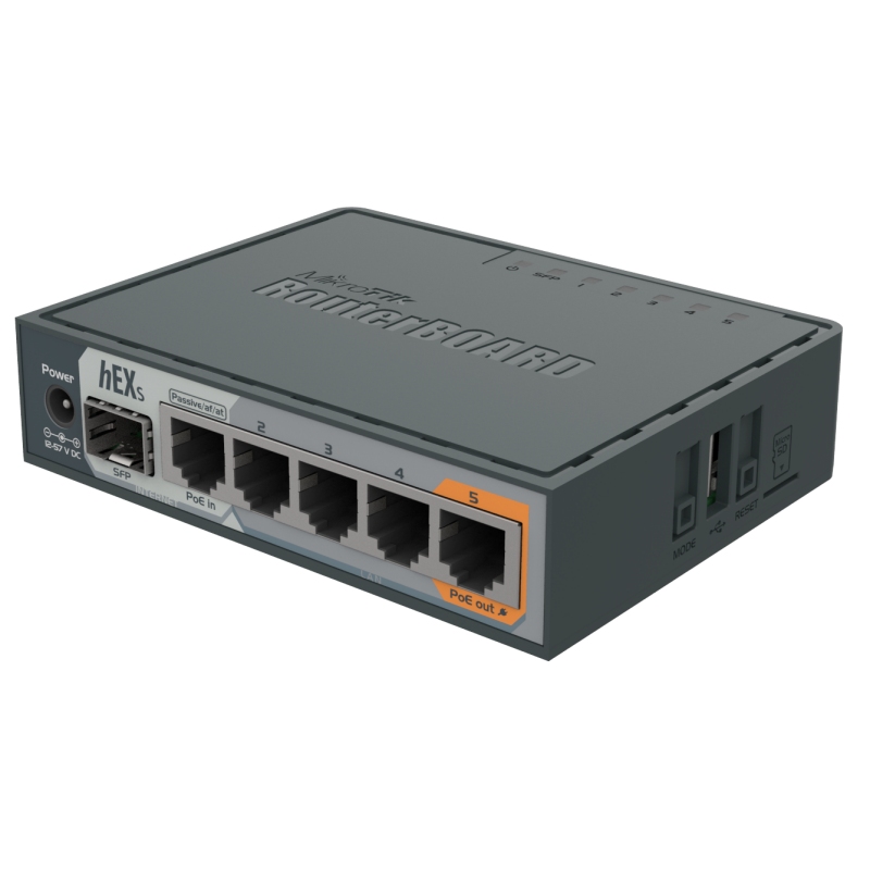 Infortisa Image 1 - MikroTik RB760iGS hEX S Router 5xGB 1xSFP L4