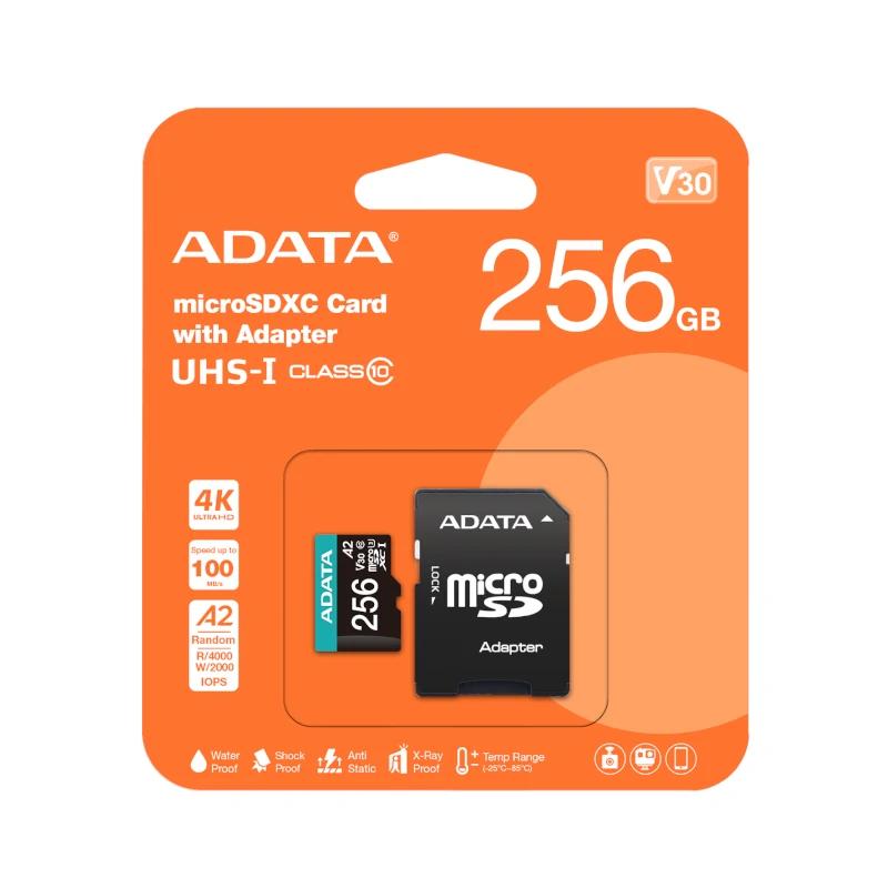 Infortisa Image 1 - ADATA microSDXC/SDHC UHS-I U3 256GB c/adapt