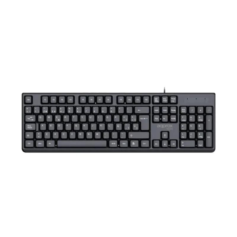 Infortisa Image 1 - APPROX Teclado X205 USB 2.0 Negro