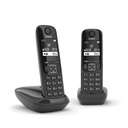 Infortisa Image 1 - Gigaset AS690 Inalámbrico DECT DUO Negro