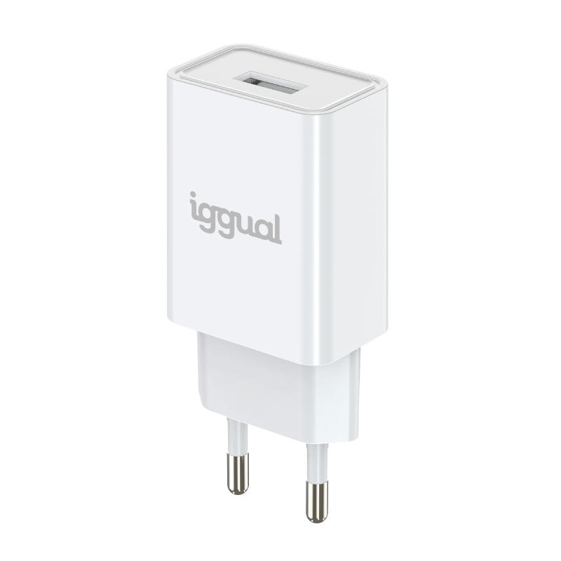 Infortisa Image 3 - iggual Cargador de pared 1xUSB-A 5V/2A (10W)