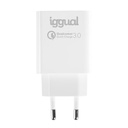 Infortisa Image 2 - iggual Cargador 1xUSB-A carga rápida QC3.0 18W