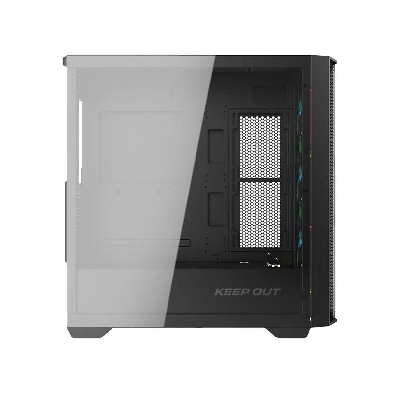 Infortisa Image 2 - Keep Out Caja M-Atx KO XC-500 ARGB USB3 BlackGlass