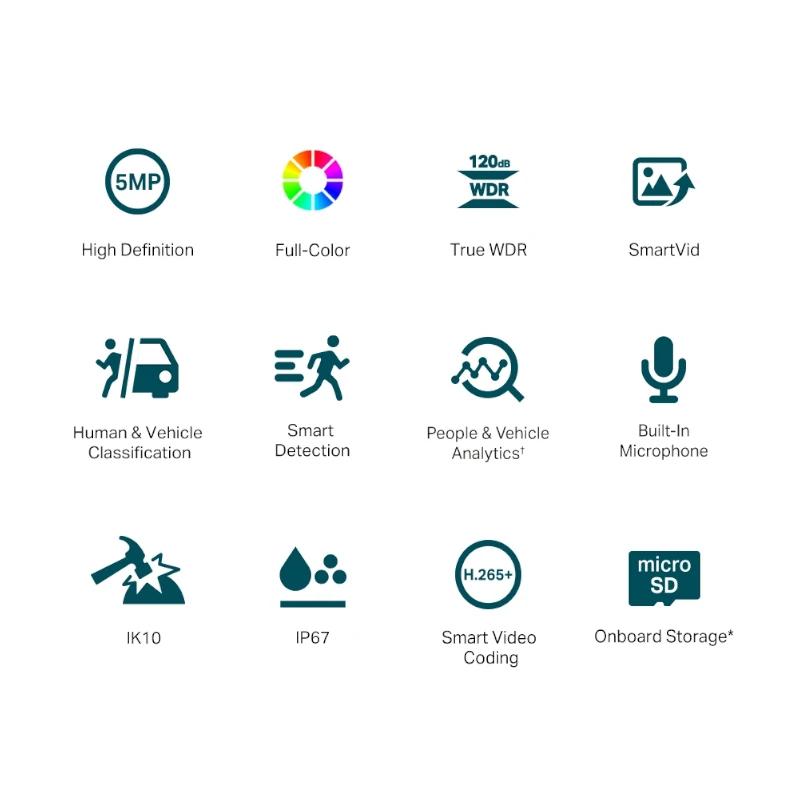 Infortisa Image 1 - VIGI Cámara IP Domo C250 5MP Plástico Full-Color 4