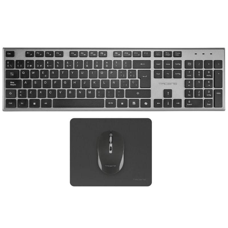 Infortisa Image 1 - Tacens 3EN1 Teclado+Ratón+Alfom Inalámbrico Negro