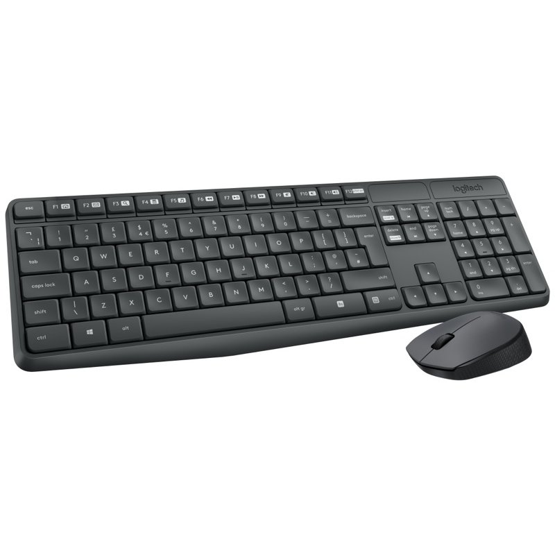 Infortisa Image 2 - Logitech MK235 Teclado y ratón Inalámbrico Gris
