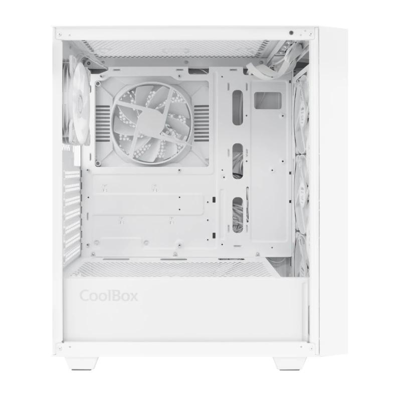 Infortisa Image 3 - Coolbox Caja Gaming ATX GA300 GRIDLINE White