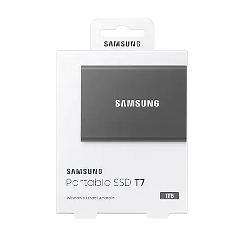 Infortisa Image 3 - Samsung T7 SSD Externo 1TB NVMe USB 3.2  Gris
