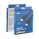 Infortisa Image 2 - iggual Cable HDMI - HDMI 2.1 8K@60hz 2 metros