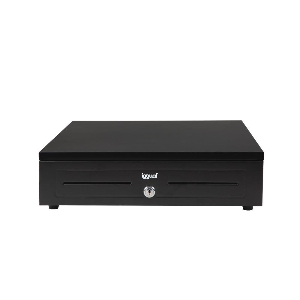 Infortisa Image 3 - iggual Cajón portamonedas IRON-HD 41cm 5+8 negro