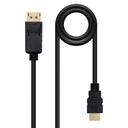 Infortisa Image 1 - Nanocable Cable Conversor DP a HDMI 2 M Negro