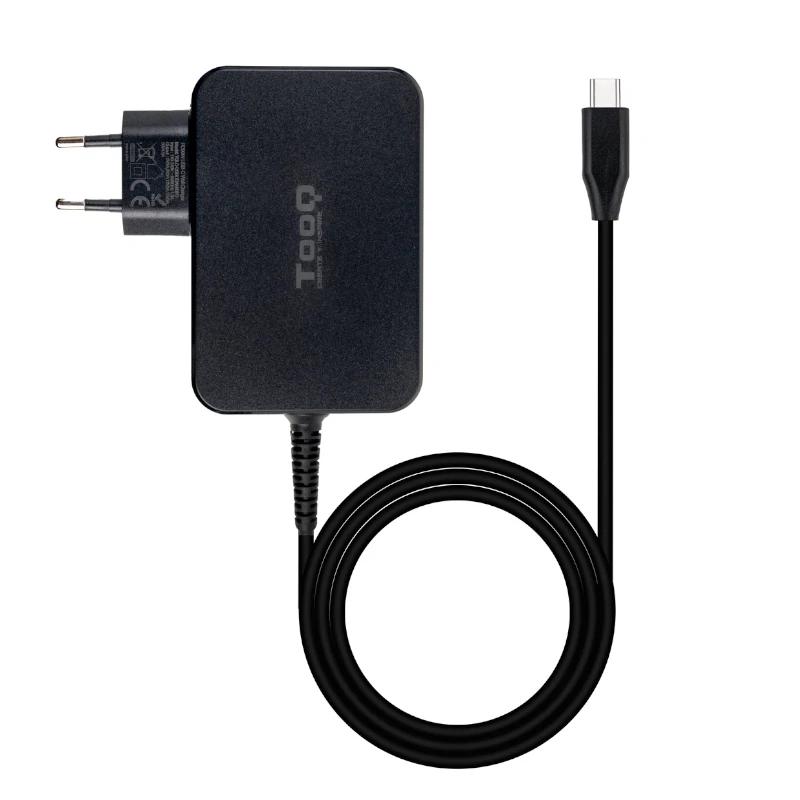 Infortisa Image 2 - Tooq Cargador portatil GAN USB-C PD 90W Negro