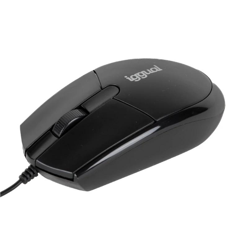 Infortisa Image 1 - iggual Ratón óptico COM-BASIC3-800DPI negro