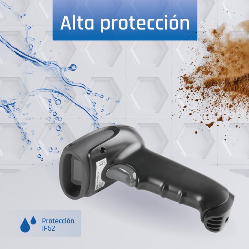 Infortisa Image 4 - iggual Lector código barras 2D USB gatillo soporte