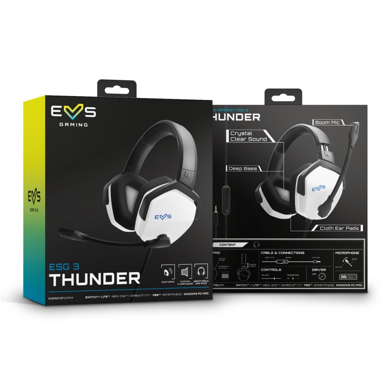 Infortisa Image 3 - ENERGY SISTEM Auricular Gaming Headset ESG 3 White