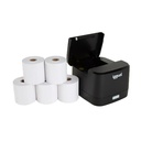 Infortisa Image 3 - iggual Kit impresora térmica TP EASY 58 + 5 rollos