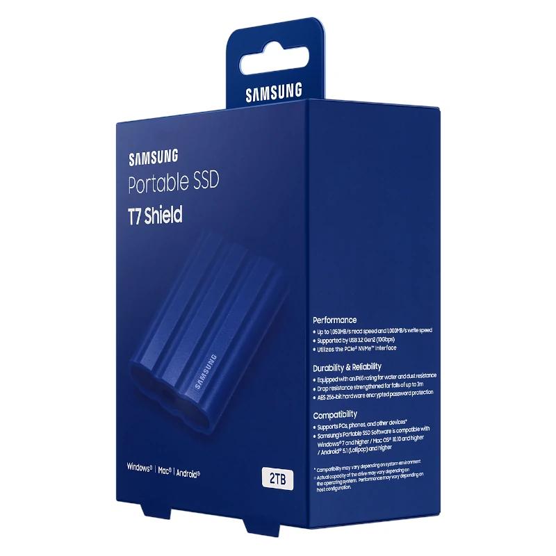 Infortisa Image 2 - Samsung T7 Shield SSD Externo 2TB NVMe USB3.2 Azul