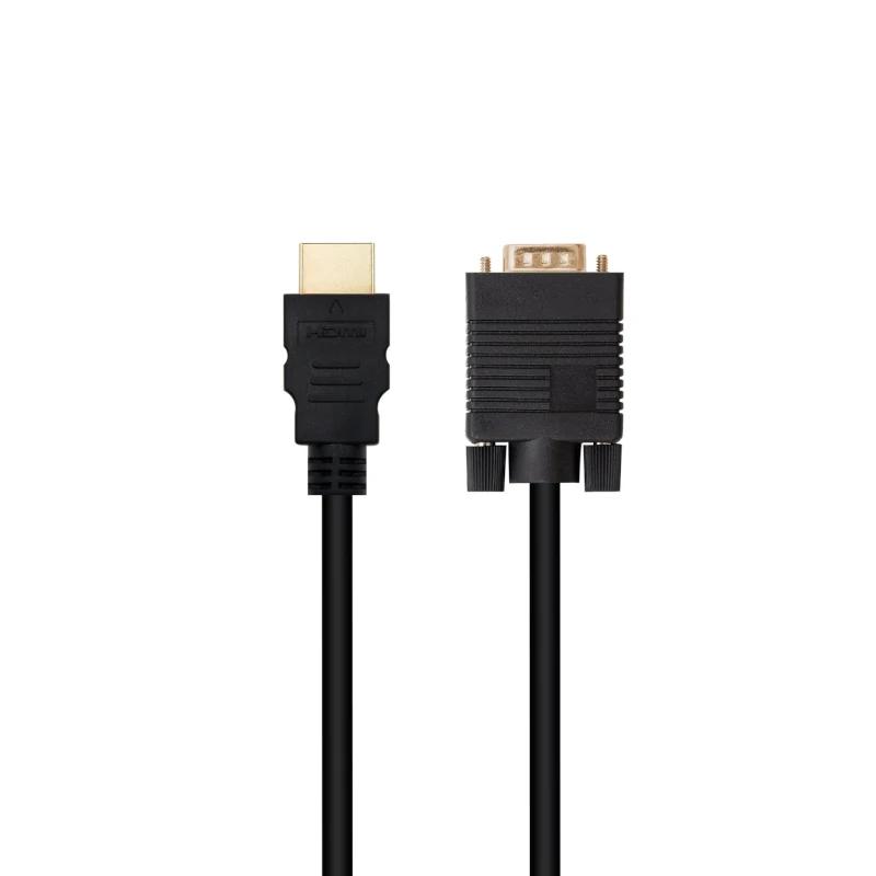 Infortisa Image 1 - Nanocable Conversor HDMI a VGA M-M, 1.8 m Negro