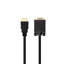 Infortisa Image 1 - Nanocable Conversor HDMI a VGA M-M, 1.8 m Negro