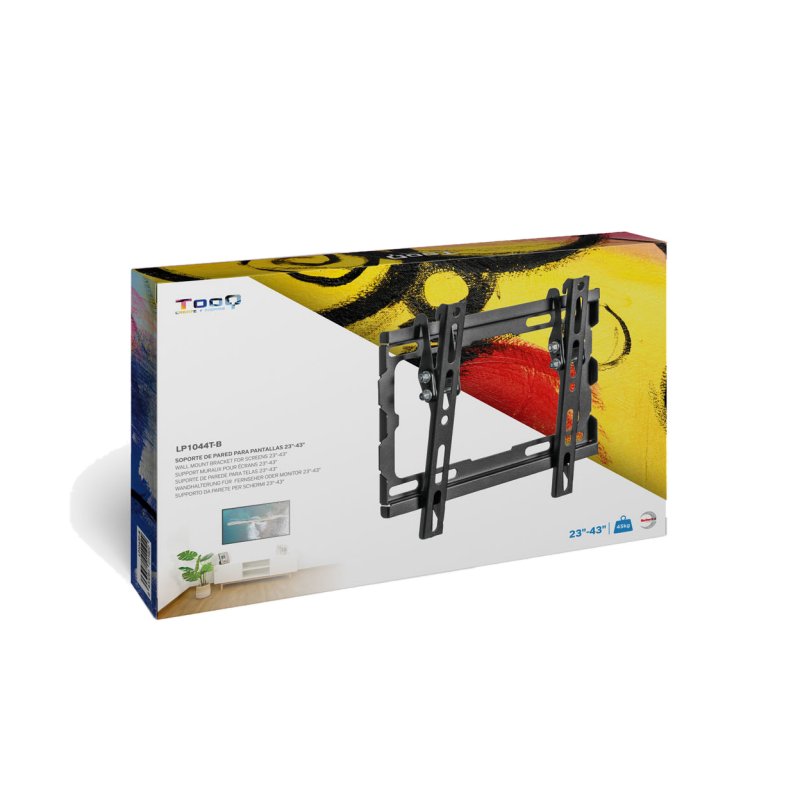 Infortisa Image 3 - Tooq Soporte pared LP1044T-B incl pantallas 23-43"