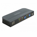 Infortisa Image 2 - Delock Conmutador 2x HDMI KVM 4K 60 Hz con USB 3.0
