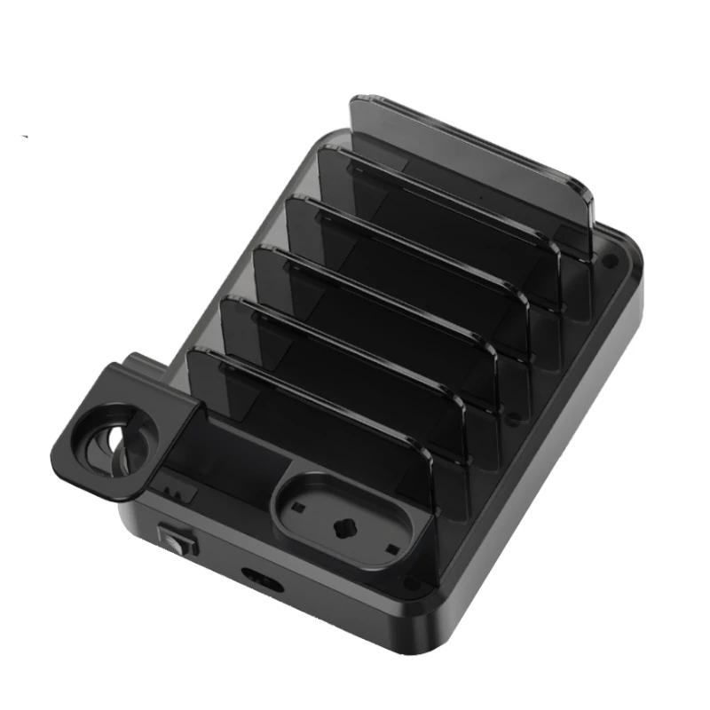 Infortisa Image 1 - EWENT estación de carga 6 USB 130w Reloj-Auric