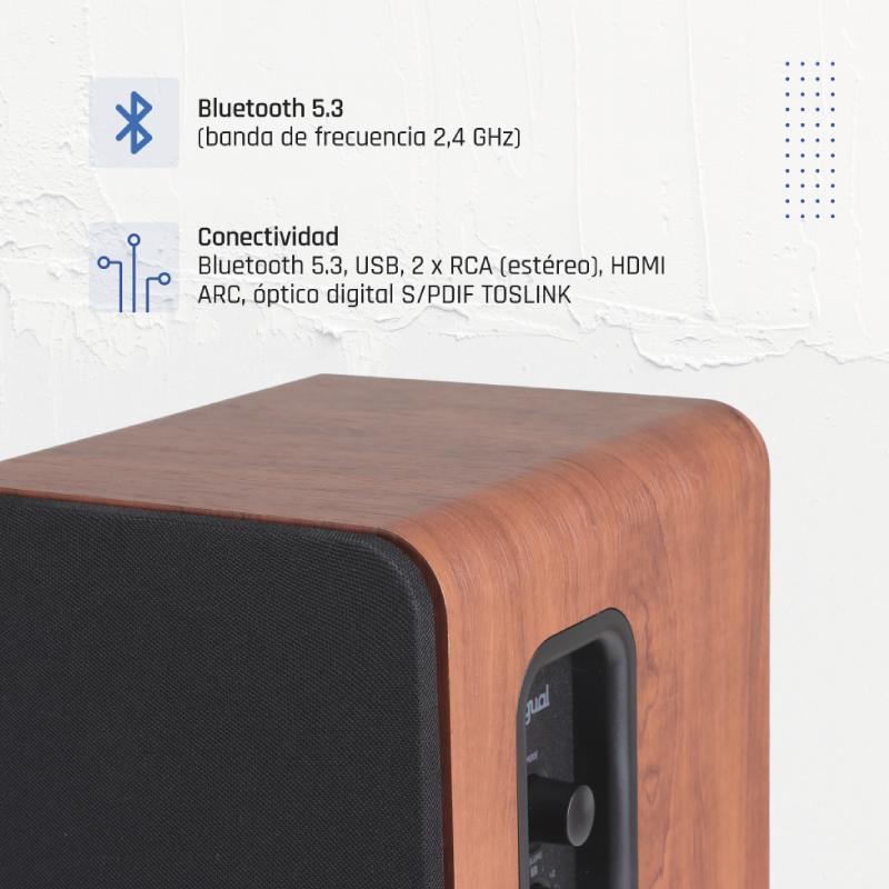 Infortisa Image 4 - iggual Altavoces 2.0 50W Bluetooth 5.3 Home Studio